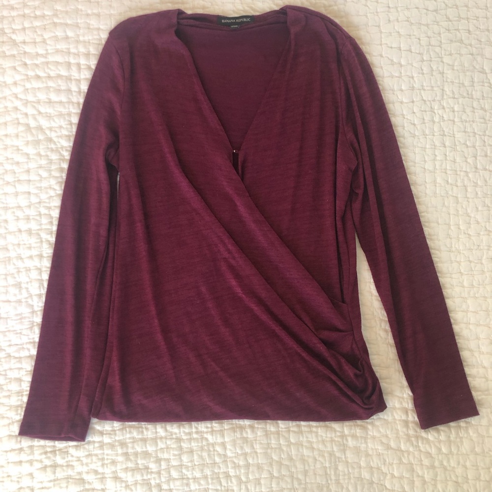 Banana Republic Wrap Sweater Sz S